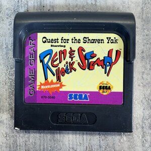 Quest for the Shaven Yak Starring Ren Hoek & Stimpy (Sega Game Gear) *GAME ONLY*